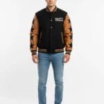 Black and Brown Marty Supreme Versity Jacket