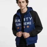 Blue And Black Marty Supreme Jacket