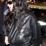 Charli XCX Marty Supreme Black Leather Jacket