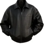 Marty Premiere Timothee Chalamet Black Leather Jacket