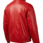 Marty Supreme 2025 Timothee Chalamet Red Jacket Back