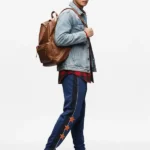 Marty Supreme A24 Black and Blue Track Trouser