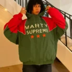 Marty Supreme Green Red Mexico Jacket Hoodie
