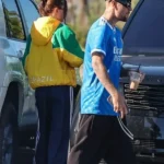 Marty Supreme Hailey Bieber Yellow Hooded Jacket back