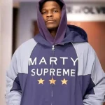 Marty Supreme Purple Hooded Jacket