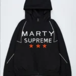 Marty Supreme Timothee Chalamet Black Jacket