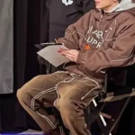 Marty Supreme Timothee Chalamet Brown Hooded Jacket