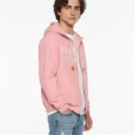 Marty Supreme Timothee Chalamet Hooded Pink Jacket