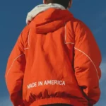 Marty Supreme Timothee Chalamet Orange Jacket