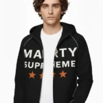 Marty Supreme Hooded Black Jacket