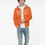 Marty Supreme Timothee Chalamet Orange Jacket