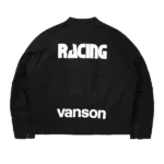 Supreme Vanson Racing Black Jacket Back
