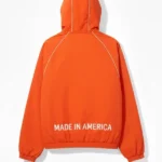 Timothee Chalamet Marty Supreme Orange Jacket Back