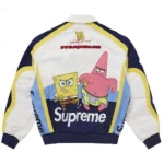 SpongeBob SquarePants Jeff Hamilton Racing Jacket White Back