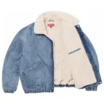 Supreme Faux Shearling Lined Bomber Jacket