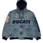 Supreme Ducati Denim Hoodie