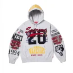 Supreme Grey Warriors Hoodie