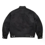 Supreme Jacquard Trucker Black Jacket