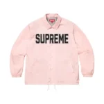 Supreme Spellout Coaches Pink Jacket