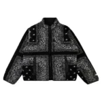 Supreme Reversible Fleece Black Jacket