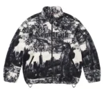 vwSupreme Printed Fleece Black Jacket