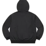 Supreme Applique Hooded Black Jacket