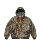 Supreme Applique Hooded Brown Jacket