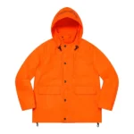 Supreme Barbour Waxed Field Orange Jacket