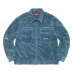 Supreme Corduroy Zip Blue Jacket