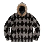 Supreme Diamond Faux Black Jacket