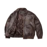 Supreme Gem Studded Brwon Jacket