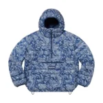 Supreme Micro Down Blue Paisley Pullover