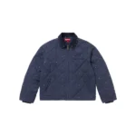 Supreme Plaid Simon Navy Quilted Jacket