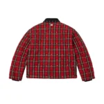 Supreme Plaid Simon Quilted Red Jacket