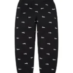 Supreme Repeat Script Black Trouser