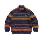 Supreme Stripe Fleece Brown Jacket