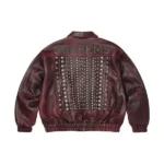 Supreme Studded Burgundy Jacket