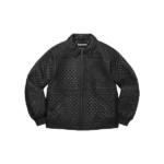 Supreme Studded Quilted Black Jacket