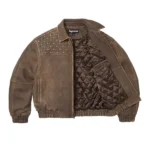 Supreme Swarovski Studded Brown Jacket