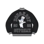 Supreme Doughboy Twill Black Varsity Jacket
