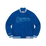 Supreme Doughboy Twill Blue Jacket